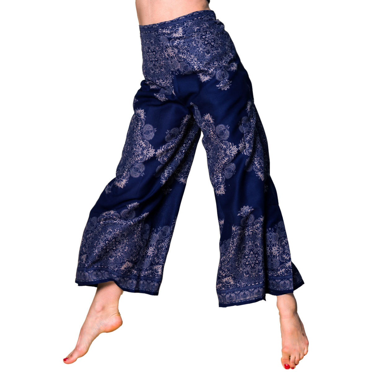 Sunshinepant Wickelhose Ornament dunkelblau im Strecken