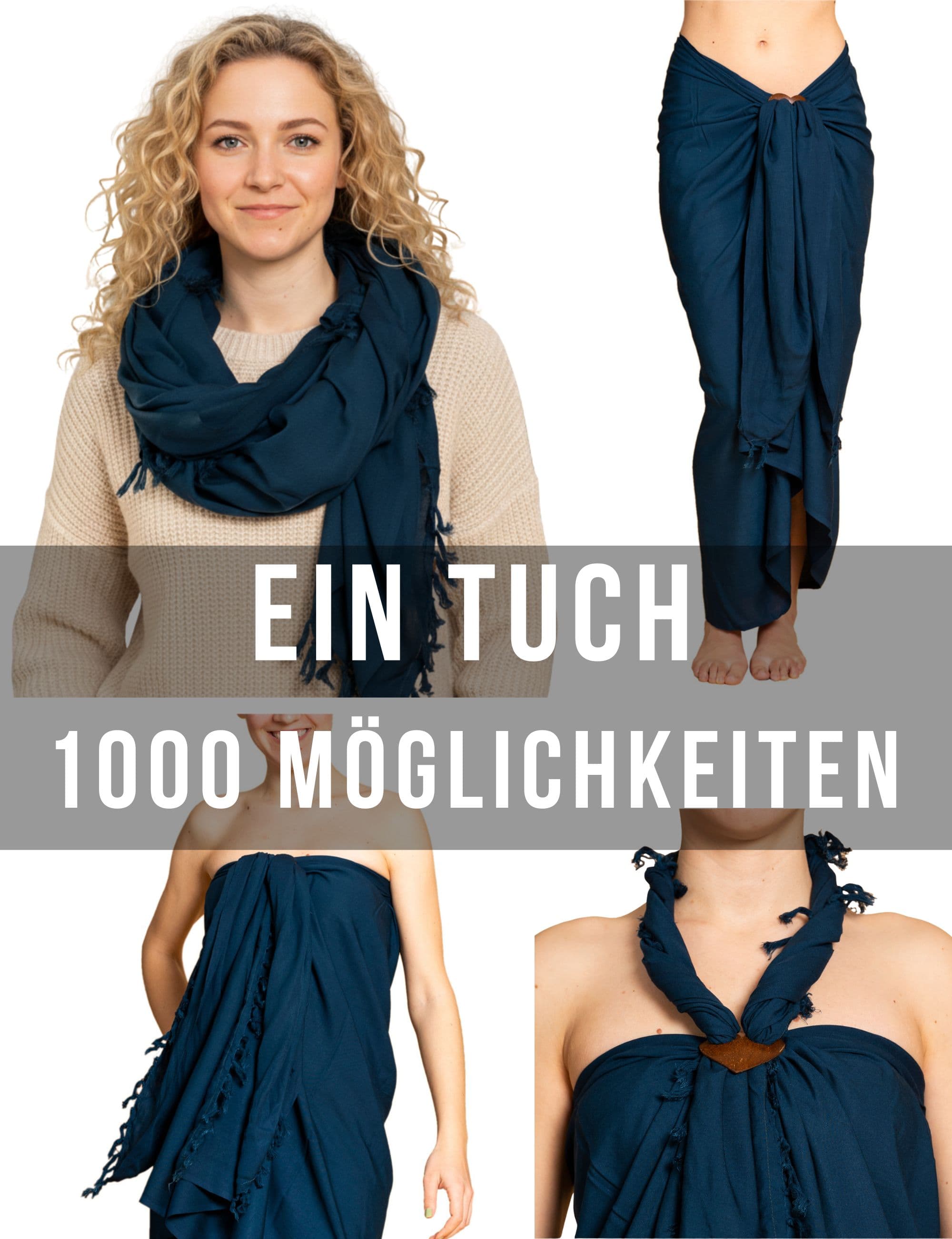 Halstuch einfarbig