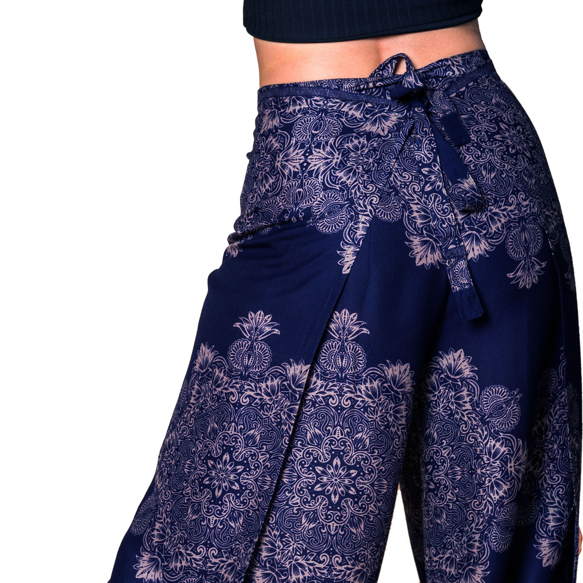 Sunshinepant Wickelhose Mandala dunkelblau von Hinten